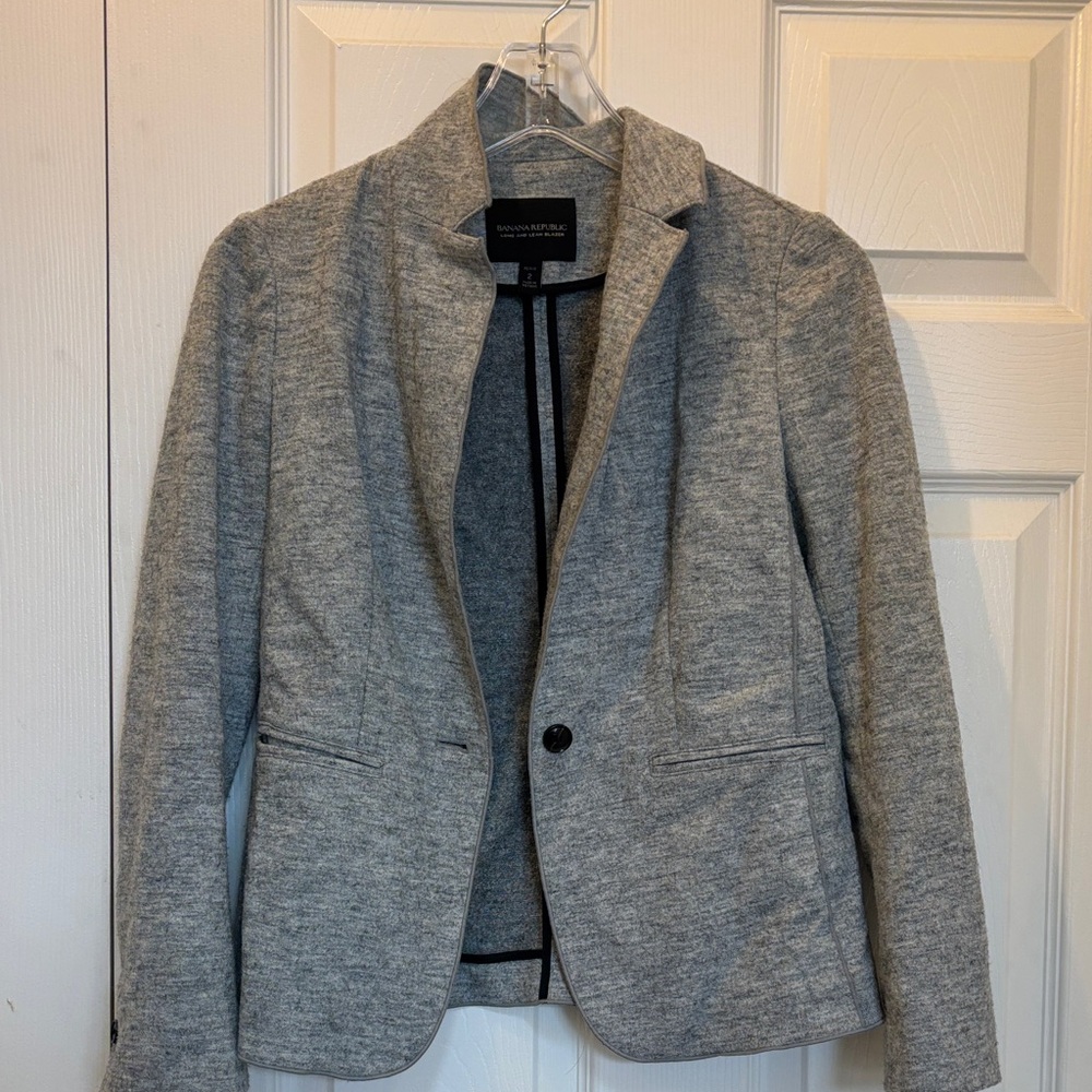 Banana Republic Heather Gray Blazer
